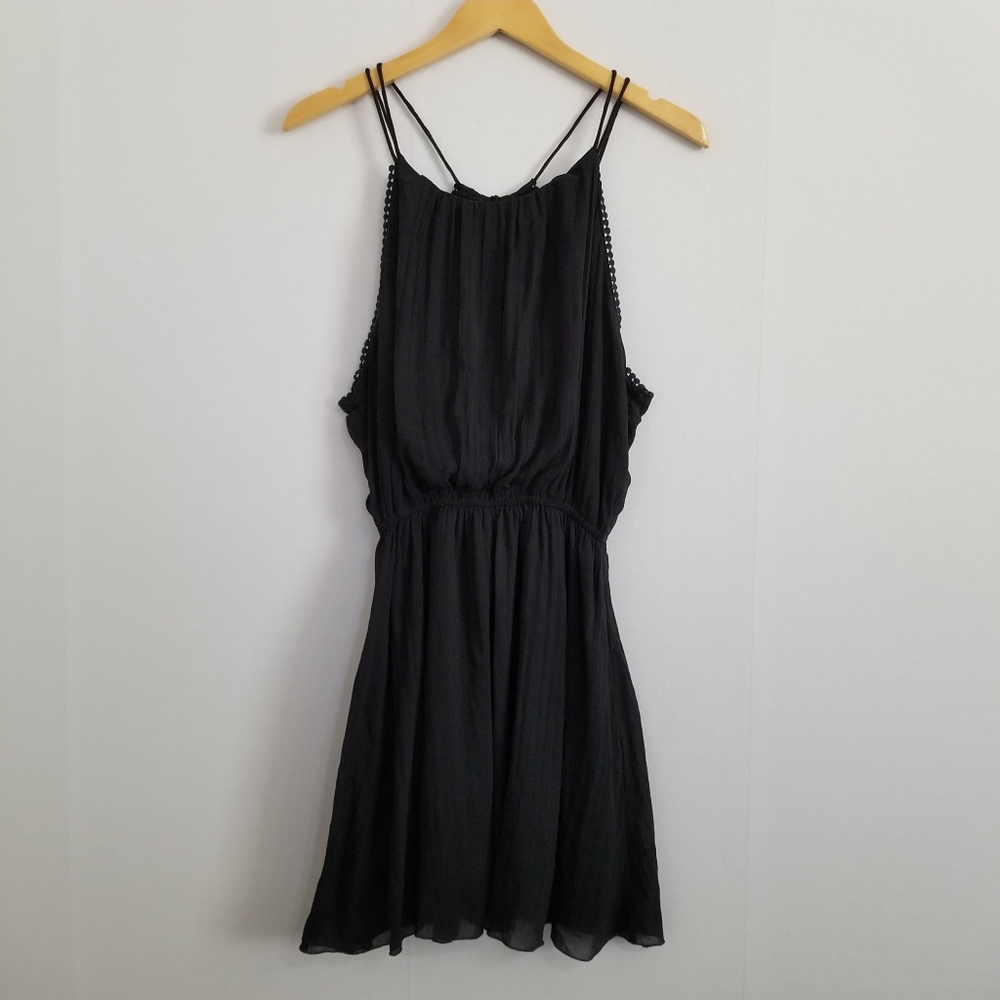 Abercrombie & Fitch Black Sleeveless Dress Size Large